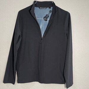 Travis Mathew Men’s Black Lightweight Golf Full-Zip Jacket